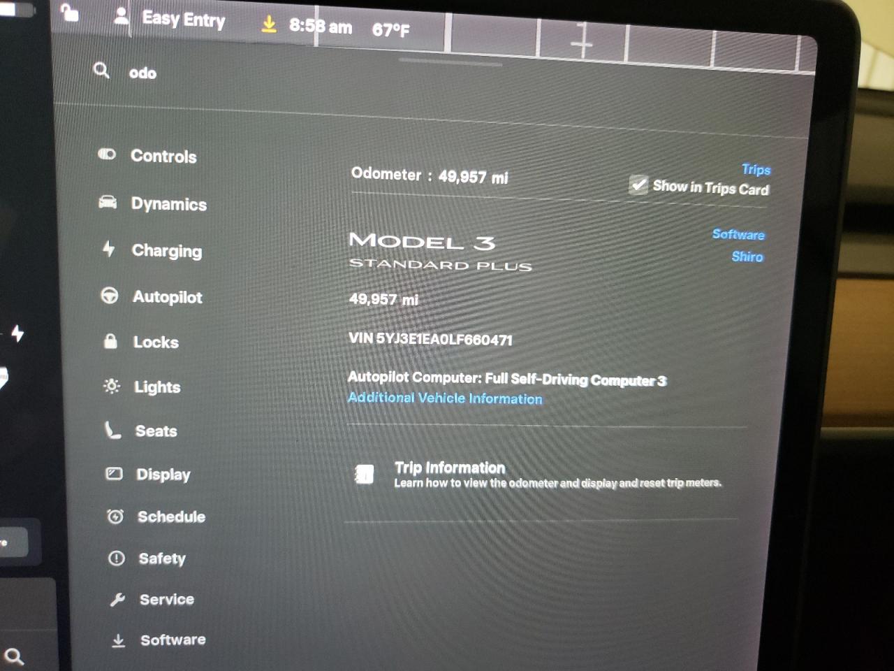 2020 Tesla Model 3 VIN: 5YJ3E1EA0LF660471 Lot: 68139025