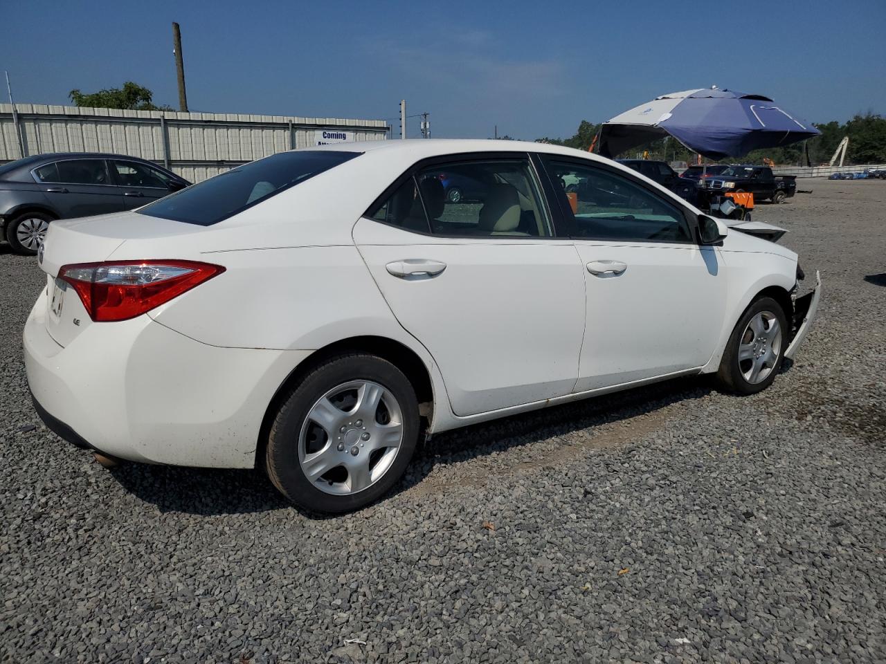 2015 Toyota Corolla L white null gas 2T1BURHE3FC382007 photo #4