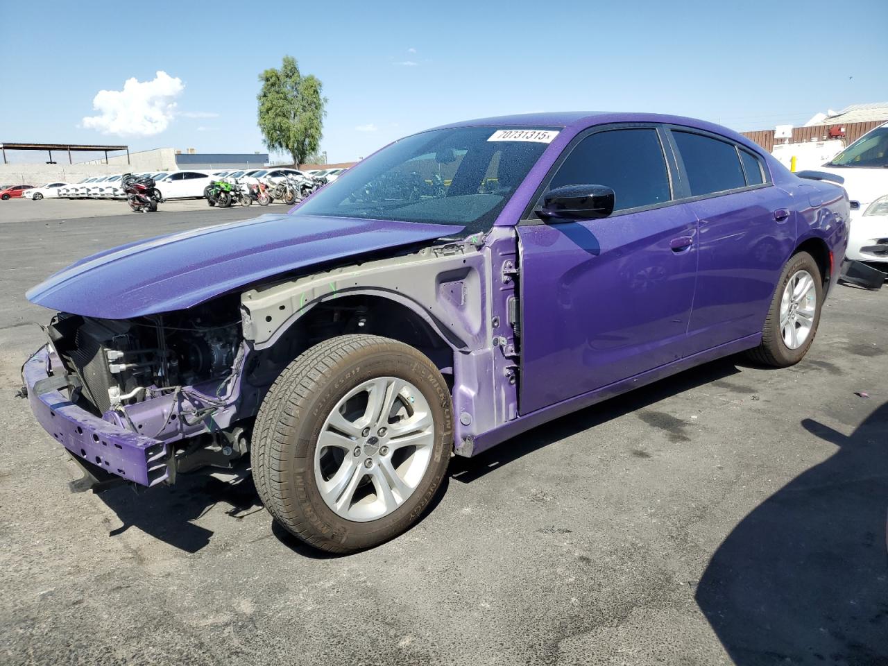 2023 Dodge Charger Sxt purple null flexible 2C3CDXBG6PH687516 photo #1