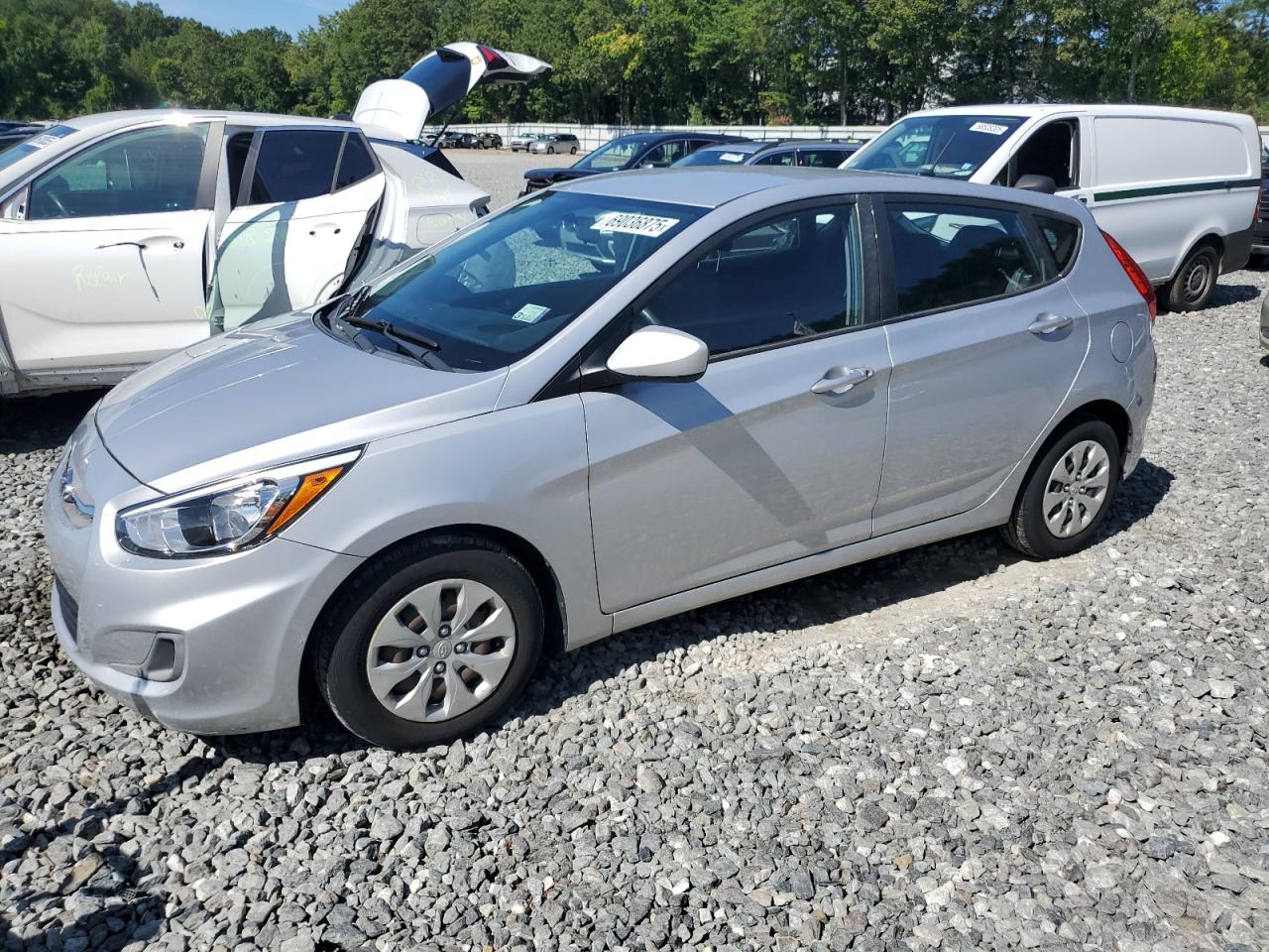 2017 Hyundai Accent Se silver null gas KMHCT5AE7HU337308 photo #1