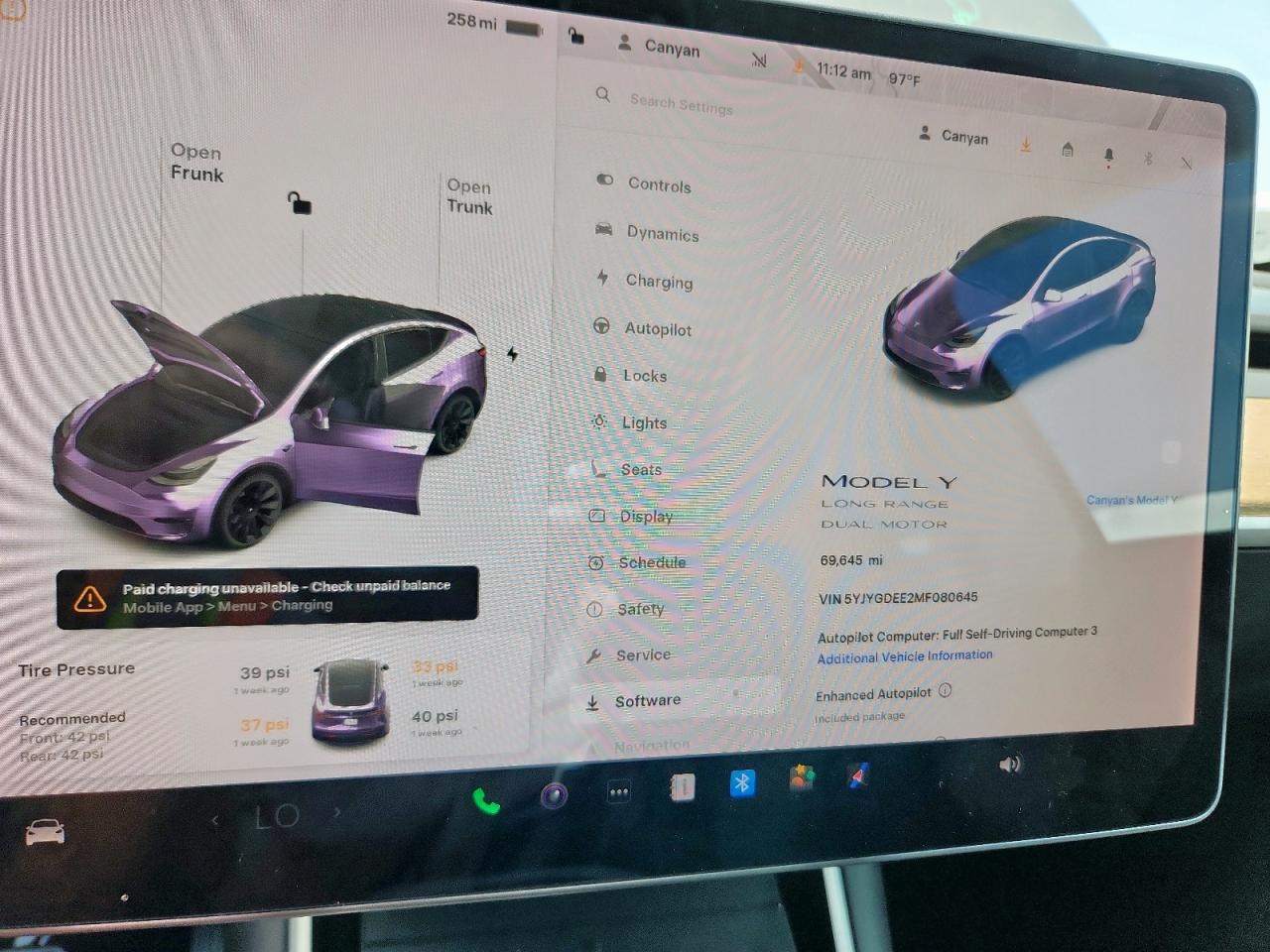 2021 Tesla Model Y VIN: 5YJYGDEE2MF080645 Lot: 68908425
