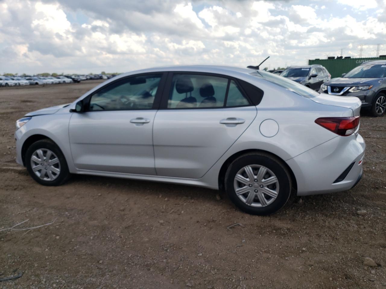 2023 Kia Rio Lx silver null gas 3KPA24AD2PE566329 photo #3