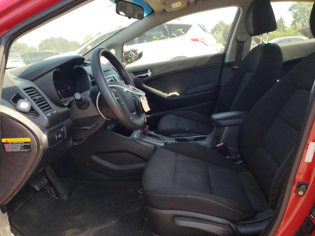  KIA FORTE 2016 Red