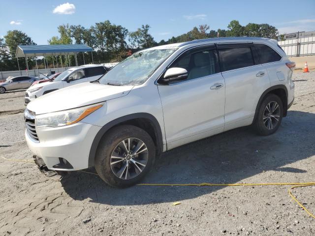  TOYOTA HIGHLANDER 2016 Белы