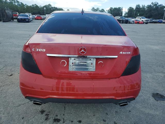  MERCEDES-BENZ C-CLASS 2013 Czerwony