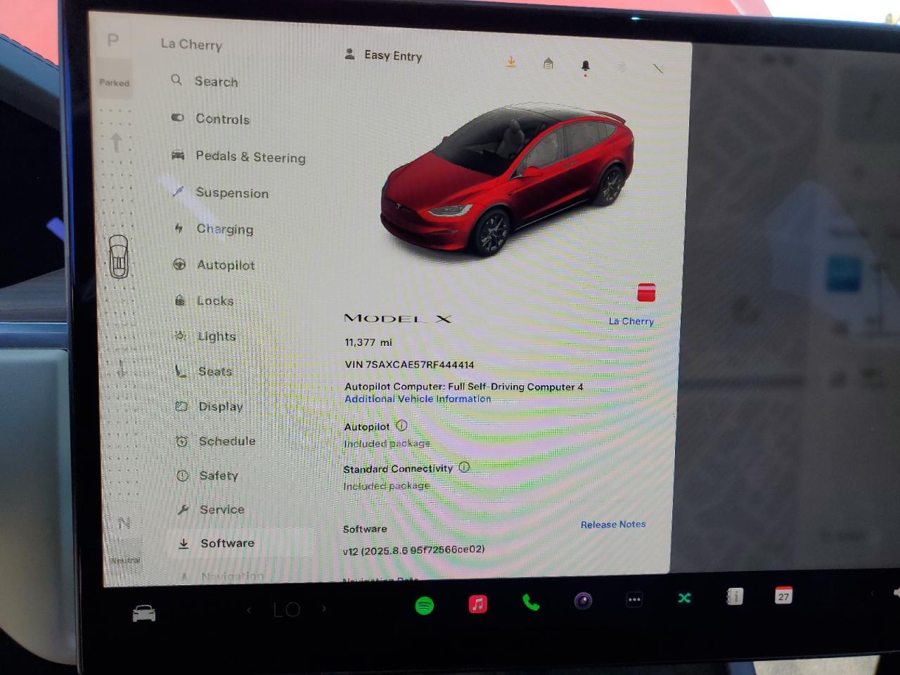 2024 Tesla Model X VIN: 7SAXCAE57RF444414 Lot: 70781065