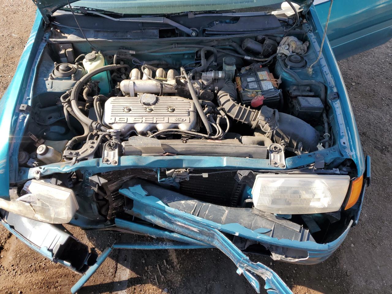 1993 Ford Escort Lx VIN: 1FAPP15J1PW310978 Lot: 69755015