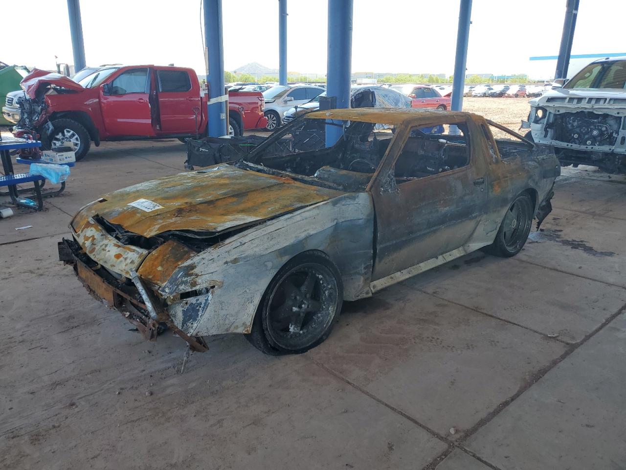 1987 MITSUBISHI ALL OTHER BURN VIN: JA3CC54N7HZ033171