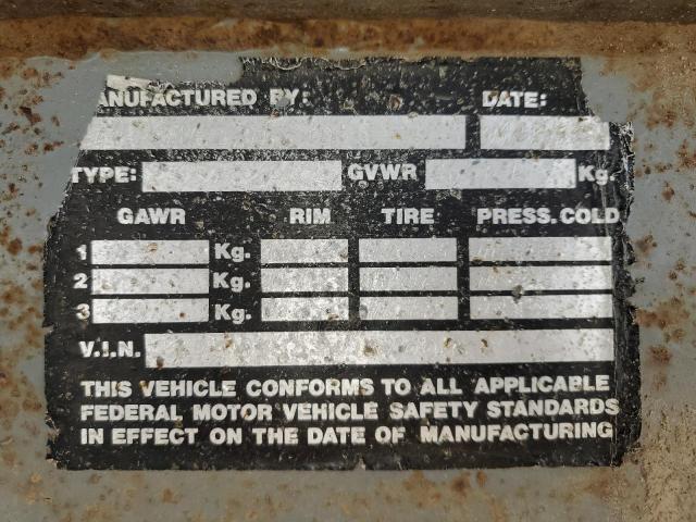1992 END DUMP TRAILER
