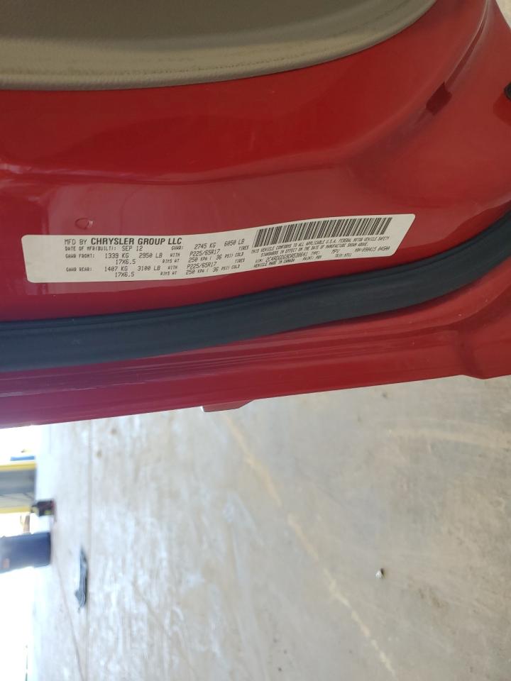 2013 Dodge Grand Caravan Crew VIN: 2C4RDGDG9DR538641 Lot: 67926465