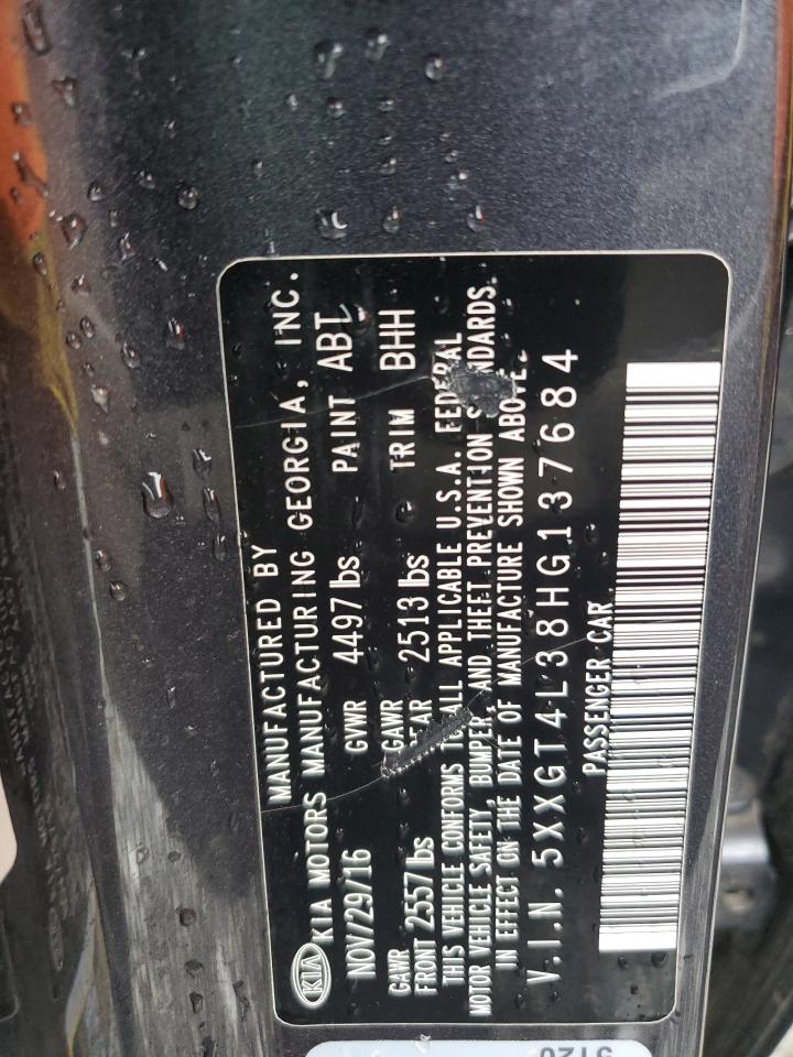 2017 Kia Optima Lx VIN: 5XXGT4L38HG137684 Lot: 68183955