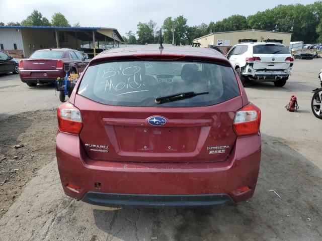  SUBARU IMPREZA 2016 Czerwony