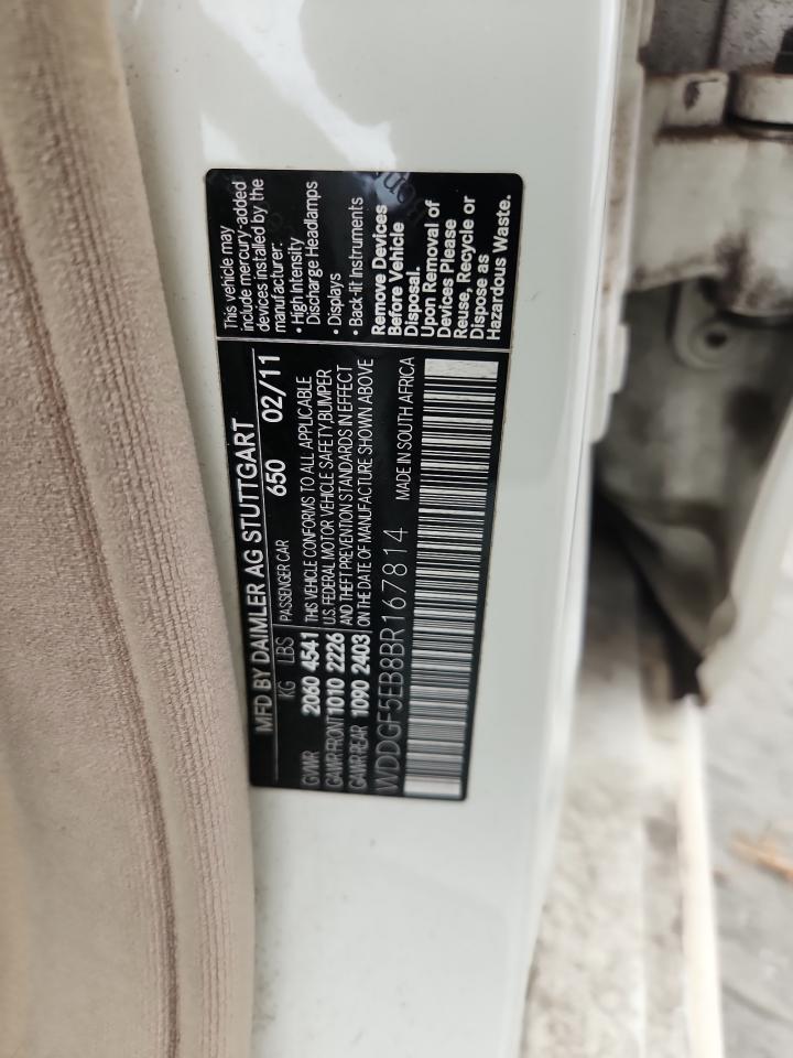 2011 Mercedes-Benz C 300 VIN: WDDGF5EB8BR16814 Lot: 69605135