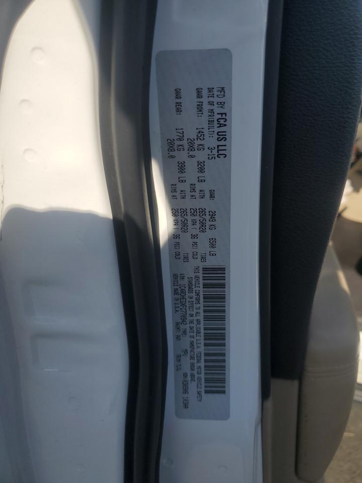 2015 Dodge Durango Citadel VIN: 1C4RDHEGXFC770942 Lot: 70515425