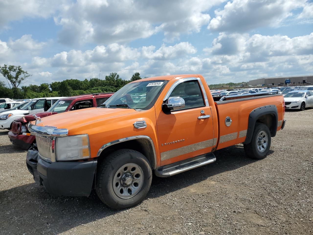 2009 Chevrolet Silverado C1500 Lt orange null flexible 1GCEC24079Z185241 photo #1