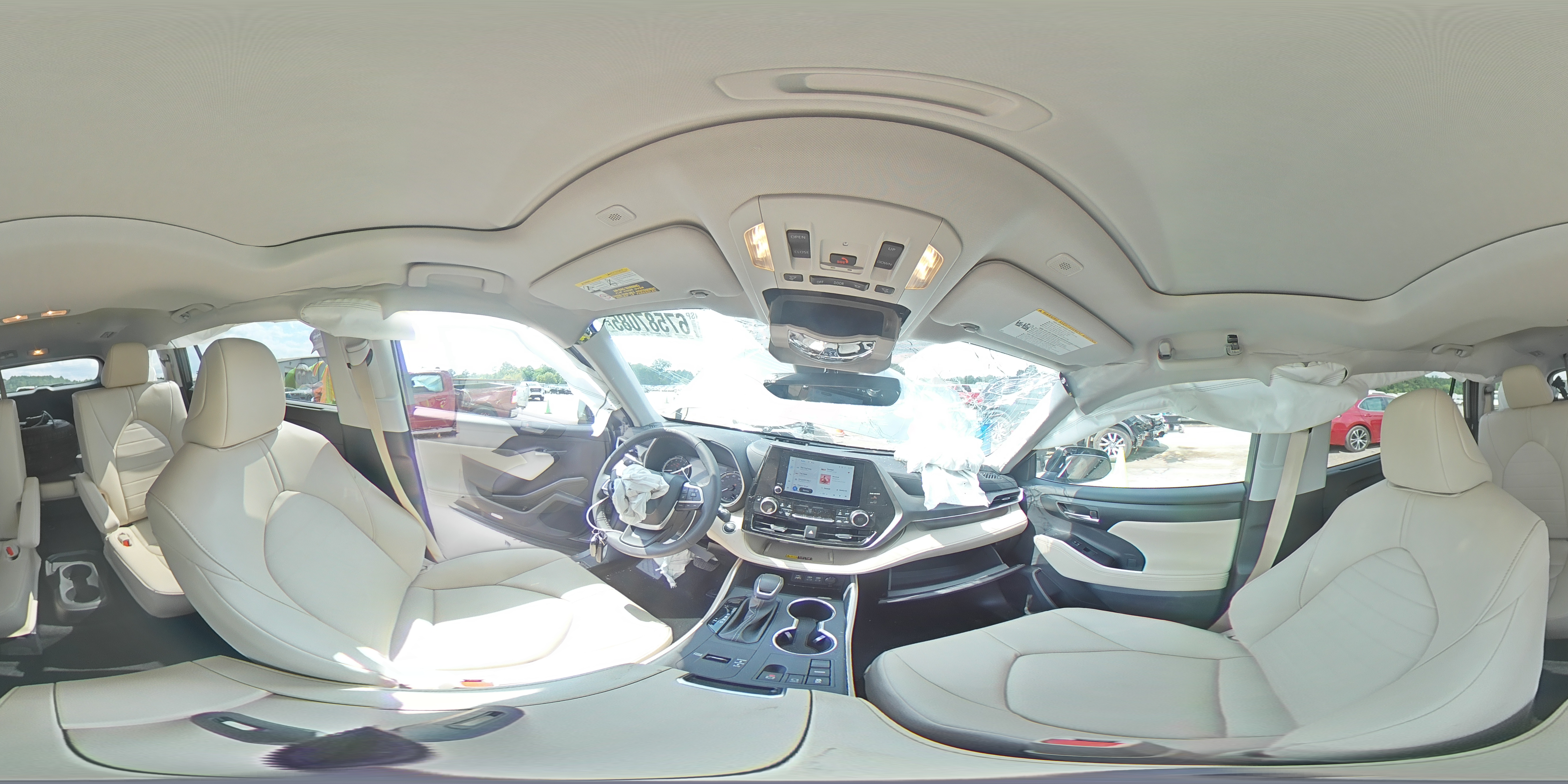 2025 Toyota Highlander Le VIN: 5TDKDRAH8SS555042 Lot: 67587085