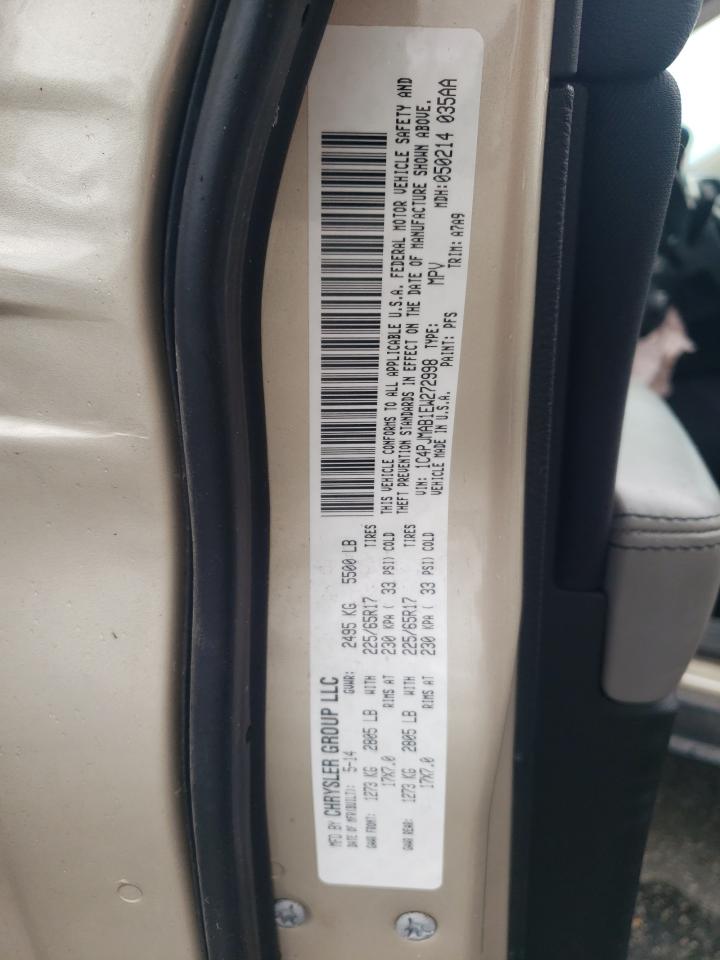 2014 Jeep Cherokee Sport VIN: 1C4PJMAB1EW272998 Lot: 68180945