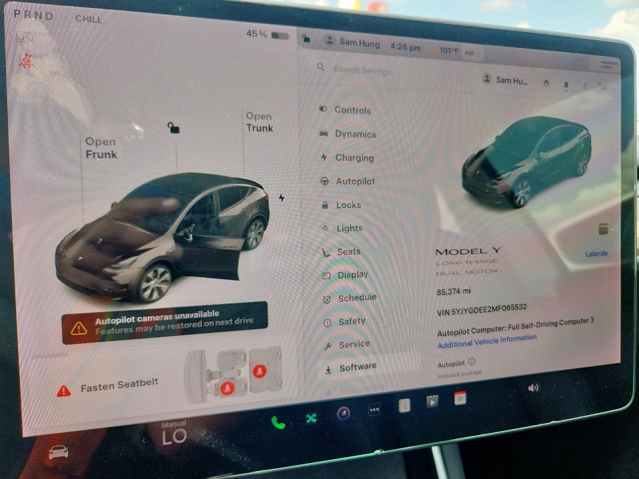 2021 Tesla Model Y VIN: 5YJYGDEE2MF065532 Lot: 69409835