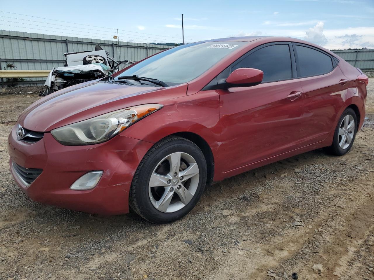 2012 Hyundai Elantra Gls red null gas KMHDH4AE8CU310353 photo #1