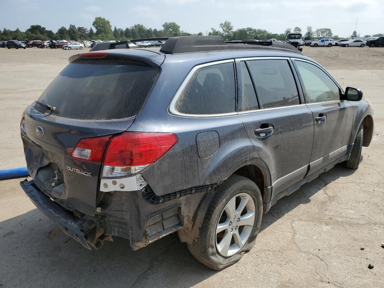 2014 Subaru Outback 2.5I Premium blue null gas 4S4BRCCC1E3266876 photo #4