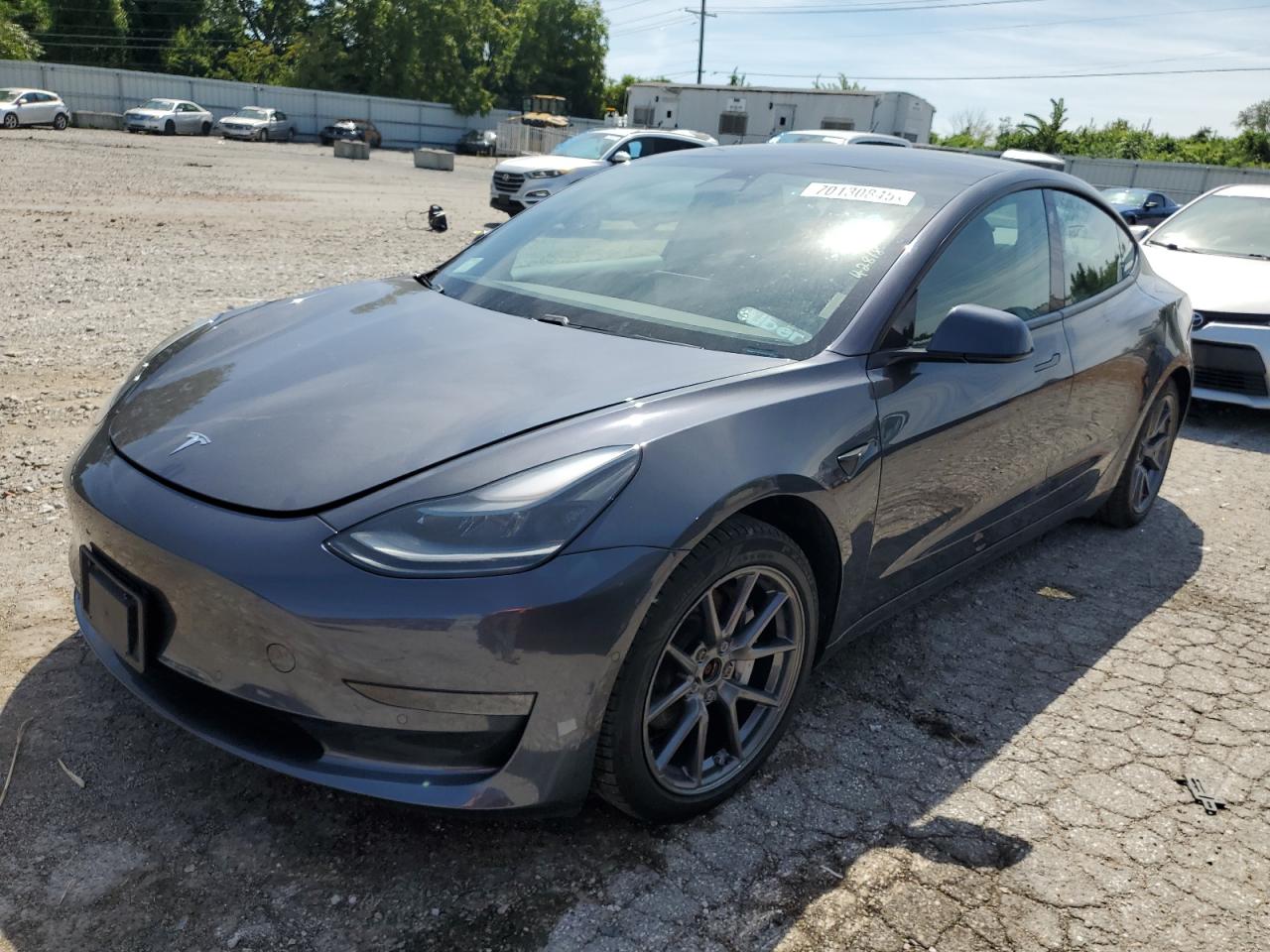 2021 Tesla Model 3 grey null electric 5YJ3E1EB0MF979055 photo #1