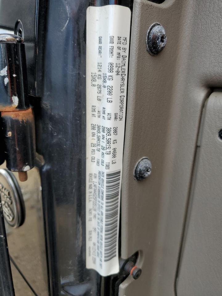 2005 Jeep Wrangler / Tj Unlimited VIN: 1J4FA44S25P335120 Lot: 70306025