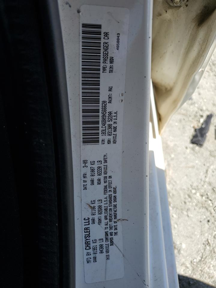 2009 Dodge Avenger Se VIN: 1B3LC46B09N566620 Lot: 70295615