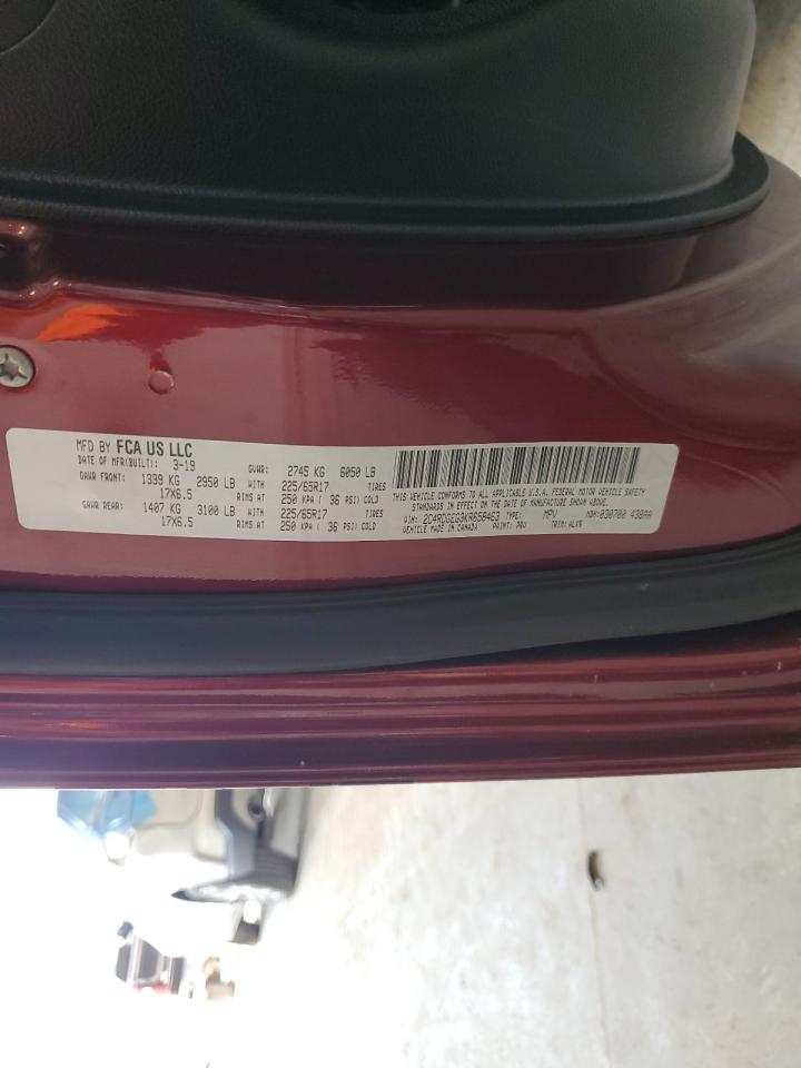 2019 Dodge Grand Caravan Gt VIN: 2C4RDGEG3KR658463 Lot: 67783105