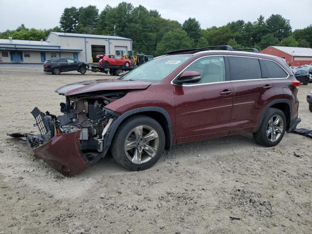  TOYOTA HIGHLANDER 2018 Czerwony