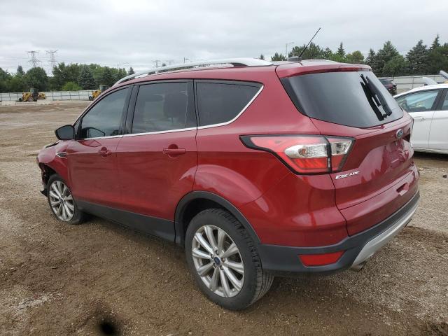 FORD ESCAPE 2017 Czerwony