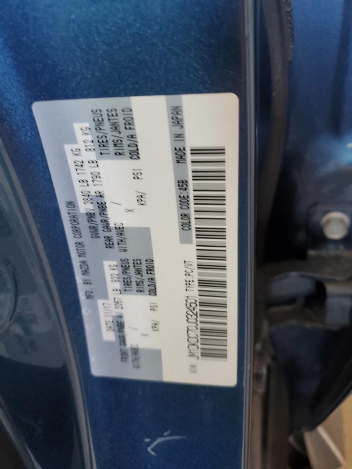 2018 Mazda Cx-3 Touring VIN: JM1DKDC70J0324501 Lot: 69787715