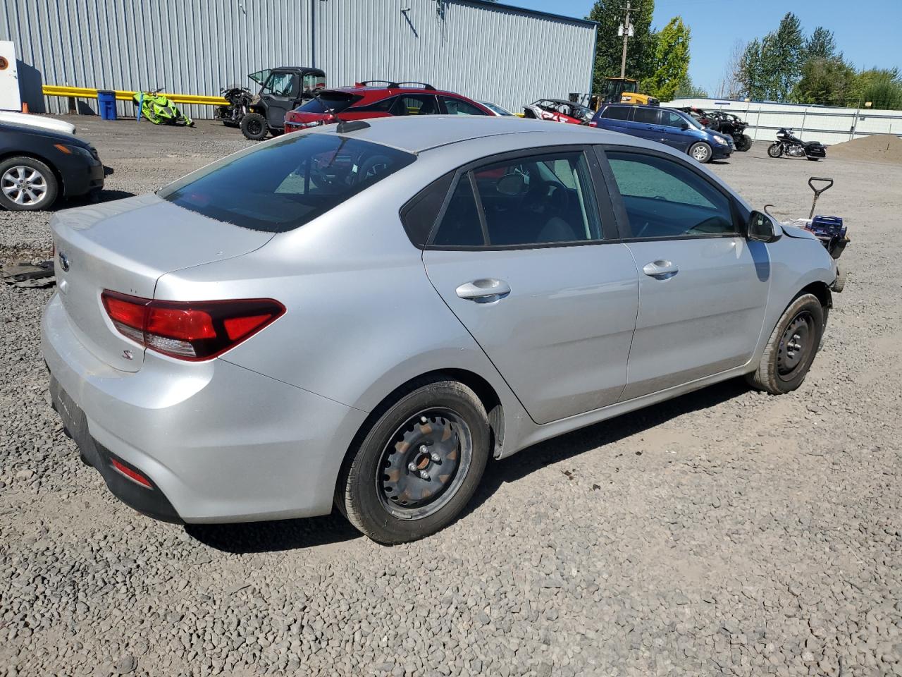 2018 Kia Rio Lx silver null gas 3KPA24AB0JE120282 photo #4