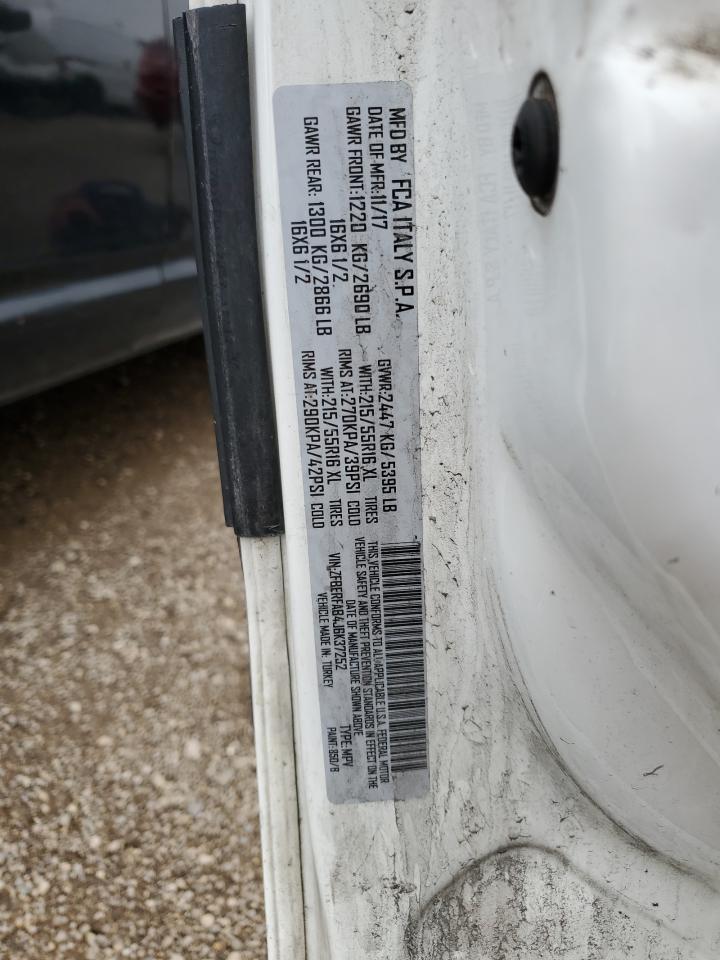 2018 Ram Promaster City VIN: ZFBERFAB4J6K37252 Lot: 69355155