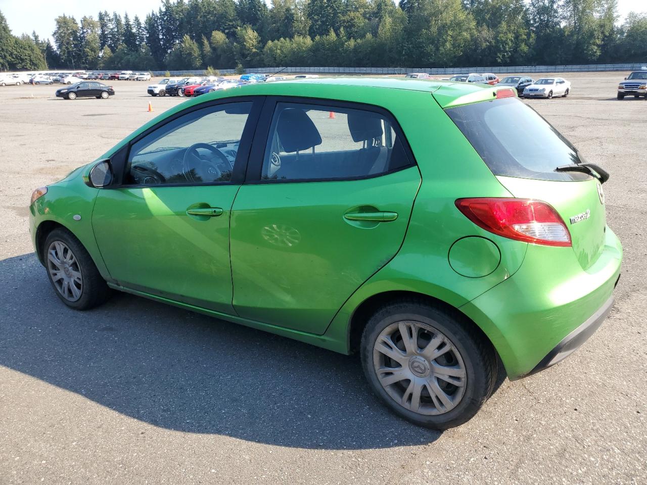 2012 Mazda Mazda2 green null gas JM1DE1KZ6C0144855 photo #3
