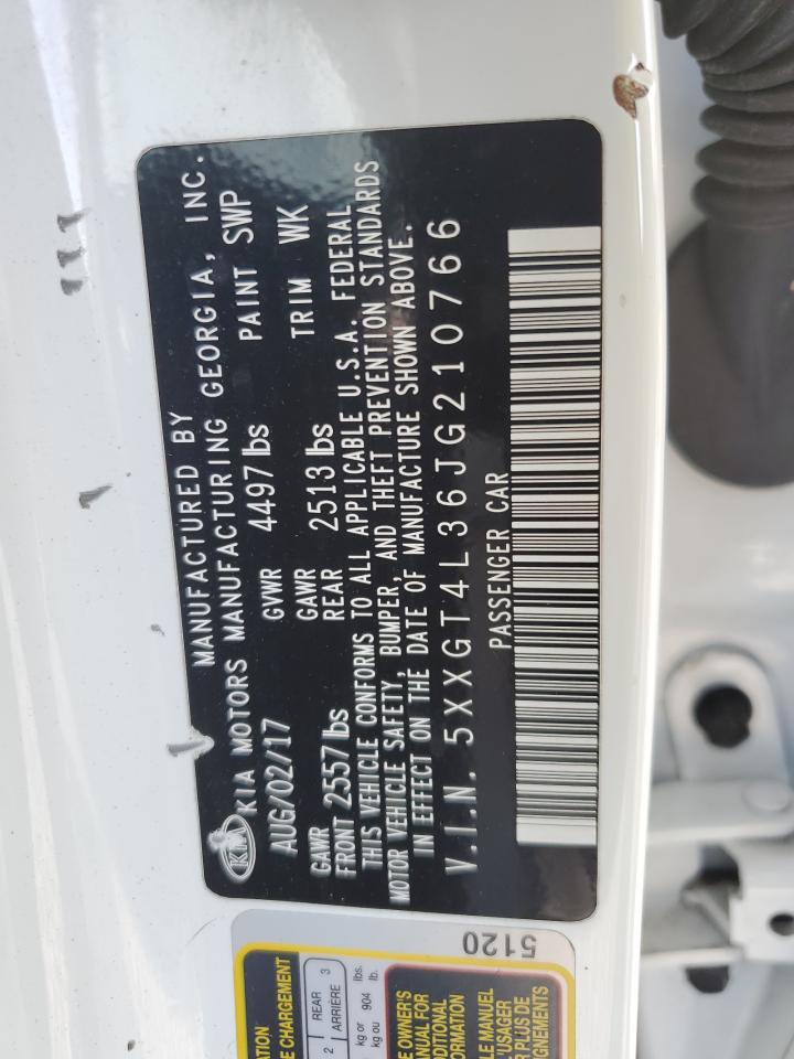 2018 Kia Optima Lx VIN: 5XXGT4L36JG210766 Lot: 67040835