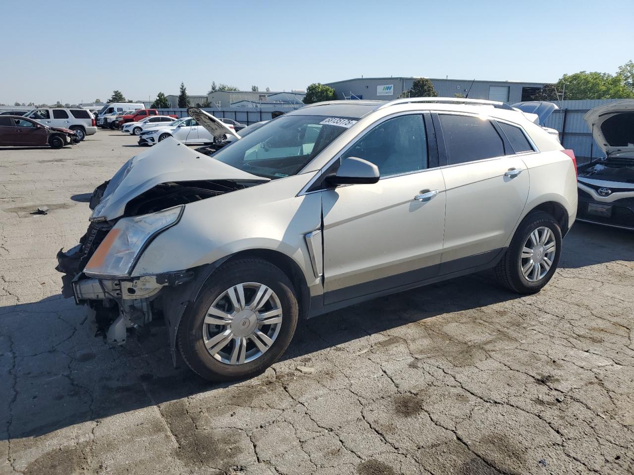 2014 Cadillac Srx Luxury Collection beige null gas 3GYFNBE32ES520057 photo #1