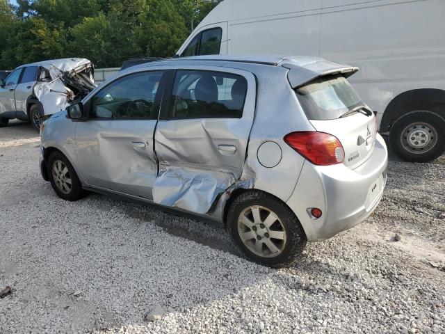 Hatchbacks MITSUBISHI MIRAGE 2014 Srebrny