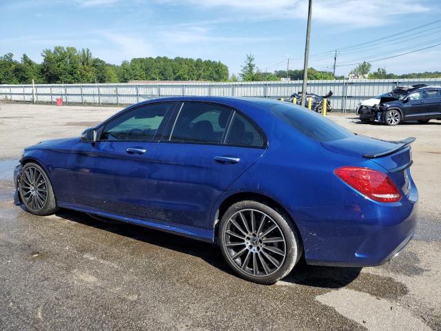  MERCEDES-BENZ C-CLASS 2018 Синий