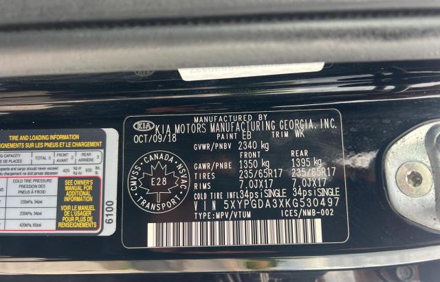 2019 KIA SORENTO L  