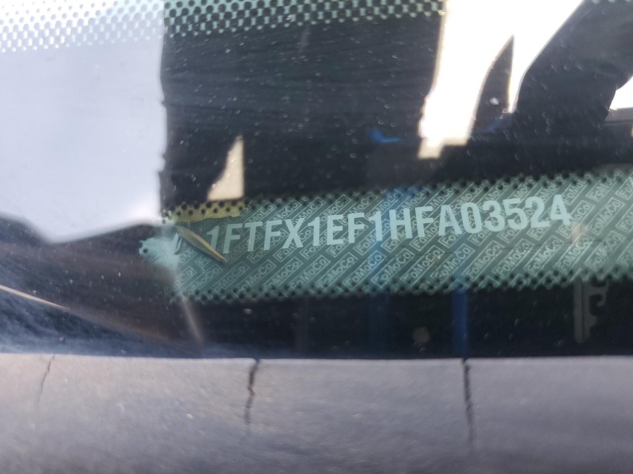 2017 Ford F150 Super Cab VIN: 1FTFX1EF1HFA03524 Lot: 70211155