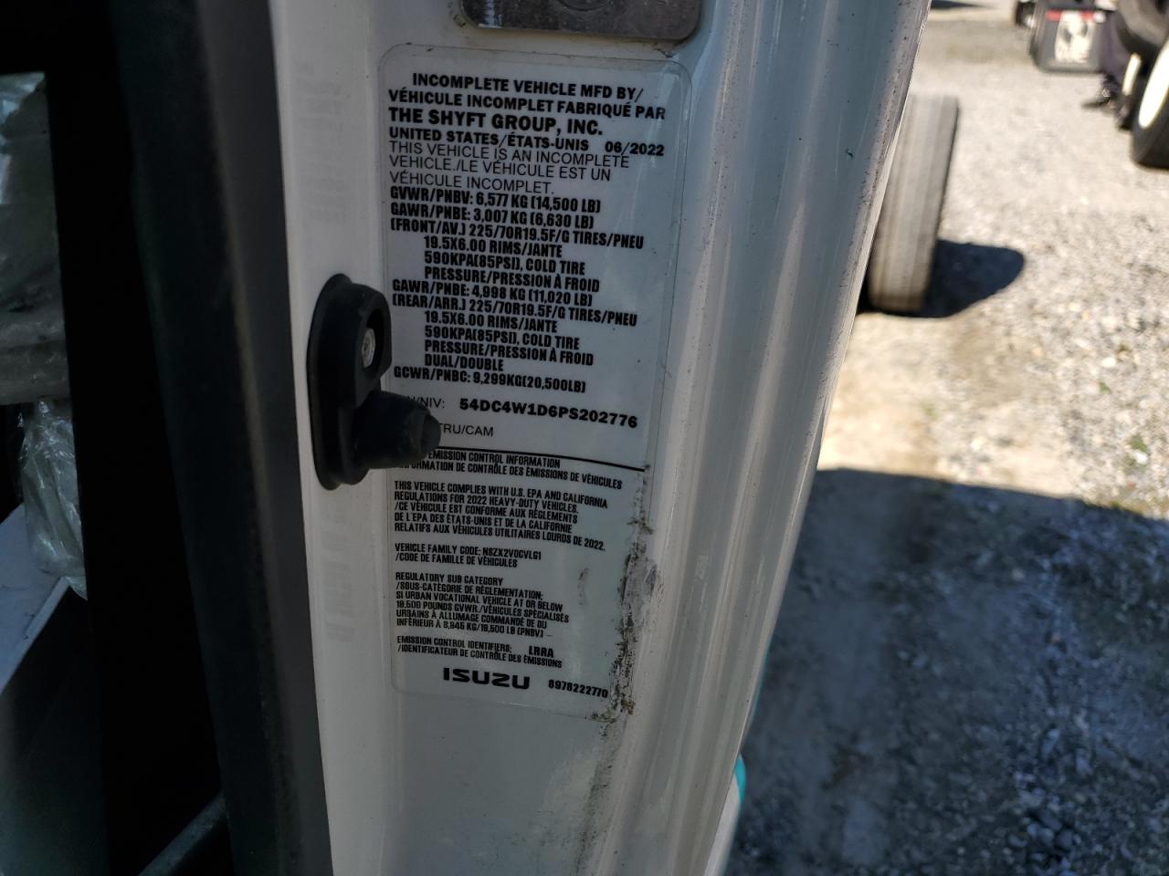 2023 Isuzu Npr Hd VIN: 54DC4W1D6PS202776 Lot: 68109305