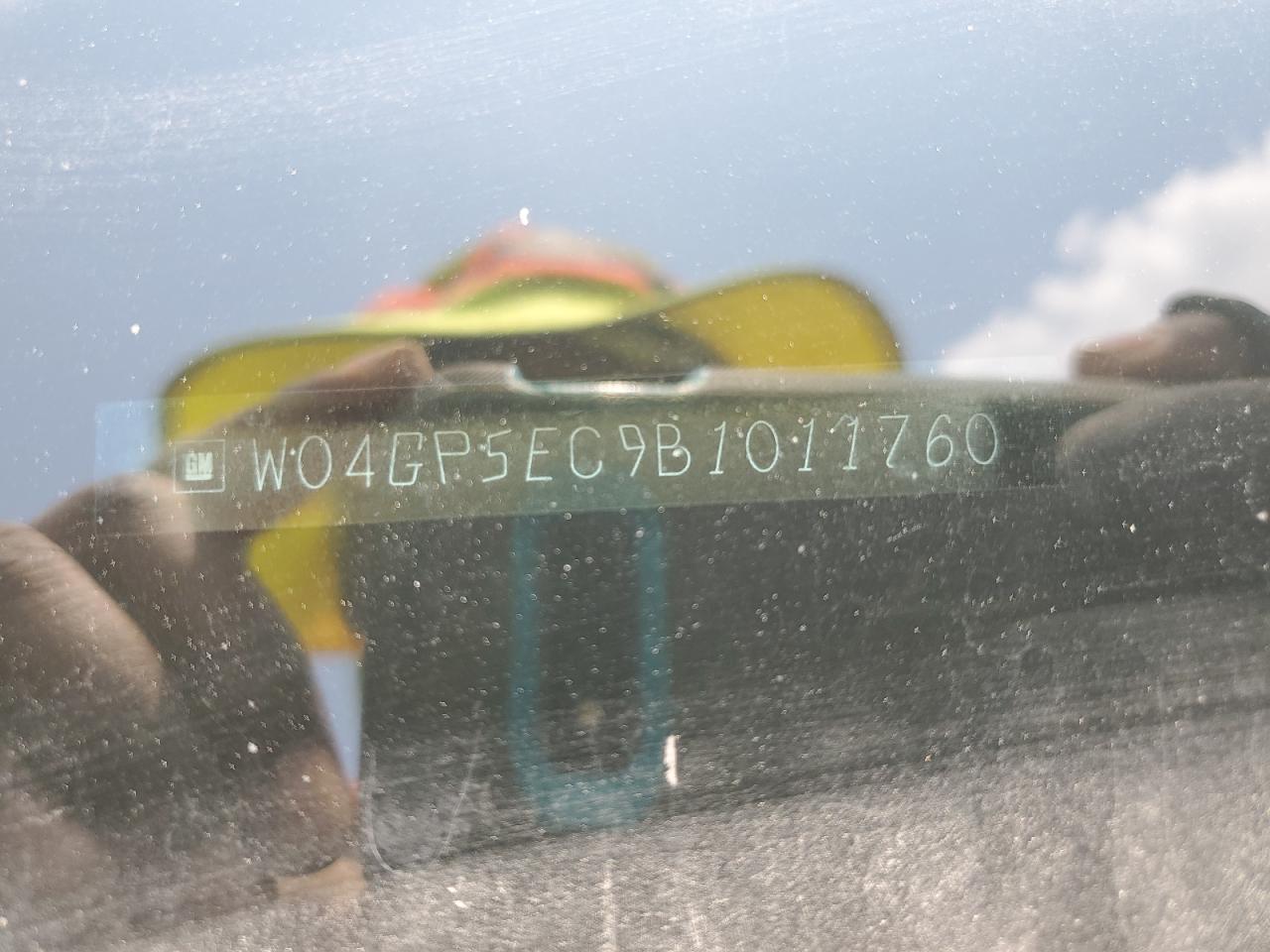 2011 Buick Regal Cxl VIN: W04GP5EC9B1011760 Lot: 67180335