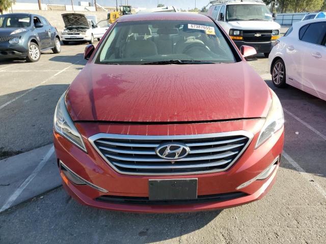  HYUNDAI SONATA 2015 Czerwony