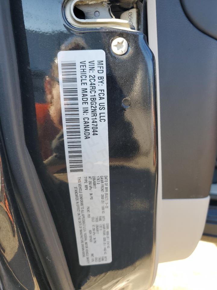2022 Chrysler Pacifica Touring L VIN: 2C4RC1BG2NR147044 Lot: 69838265