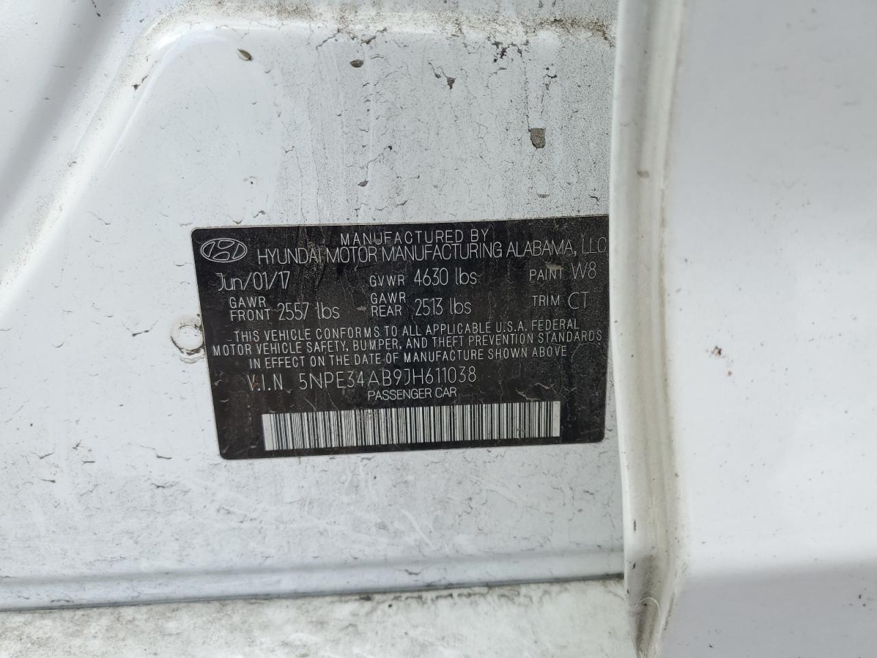 2018 Hyundai Sonata Sport VIN: 5NPE34AB9JH611038 Lot: 69883485