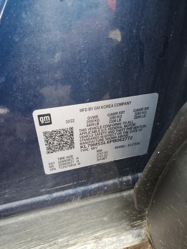 2023 Chevrolet Trailblazer Activ VIN: KL79MSSL6PB062772 Lot: 70649025