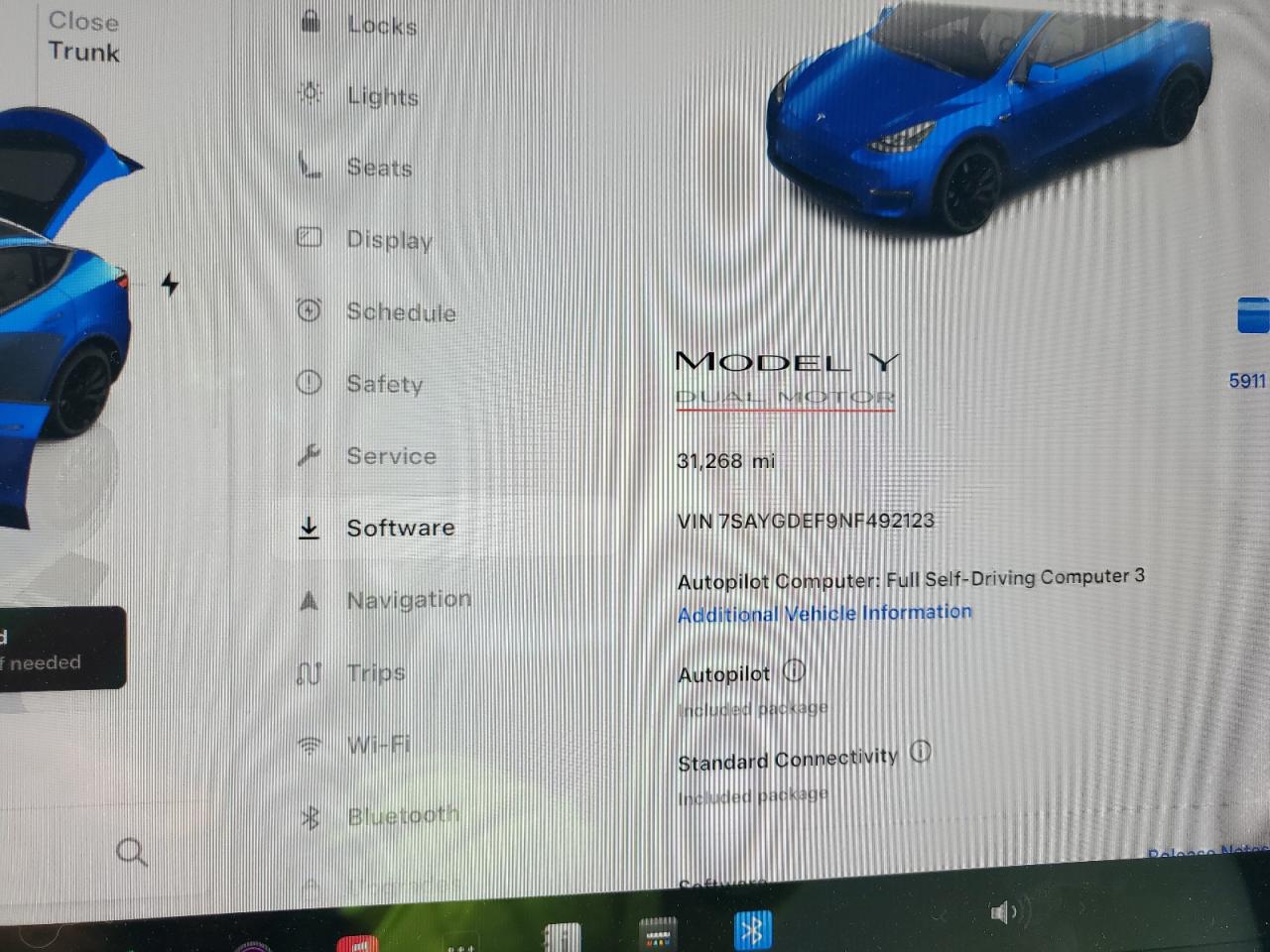 2022 Tesla Model Y VIN: 7SAYGDEF9NF492123 Lot: 67235875