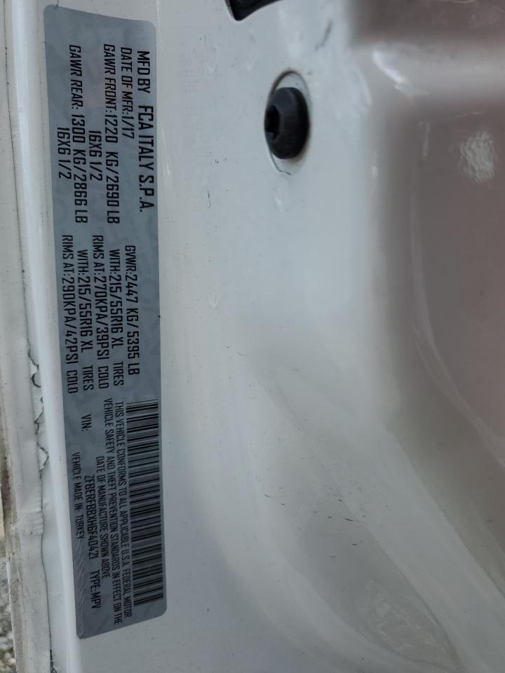 ZFBERFBBXH6F40421 2017 Ram Promaster City Slt