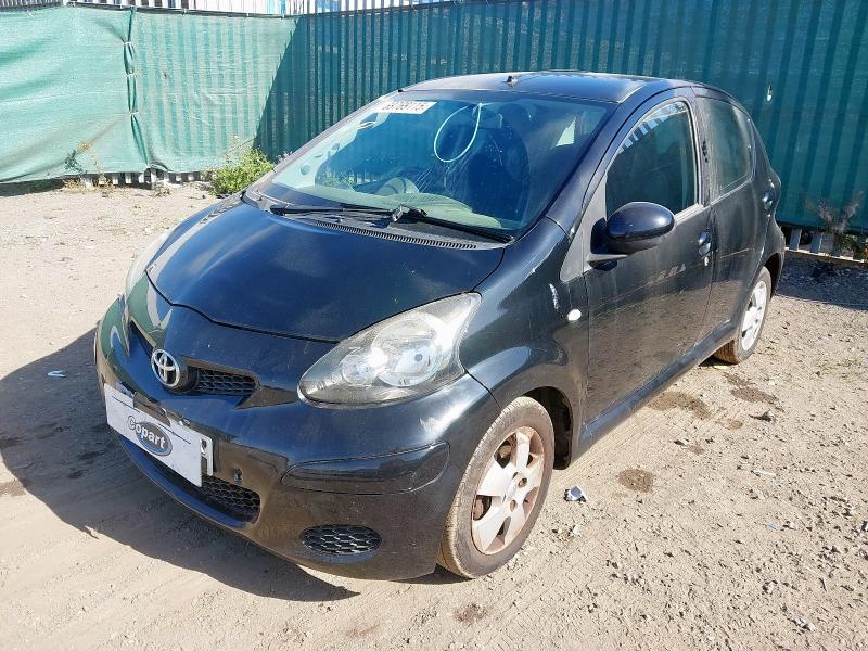 2009 TOYOTA AYGO BLACK for sale at Copart PETERLEE