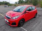 2016 PEUGEOT 108 ACTIVE for sale at Copart SANDTOFT